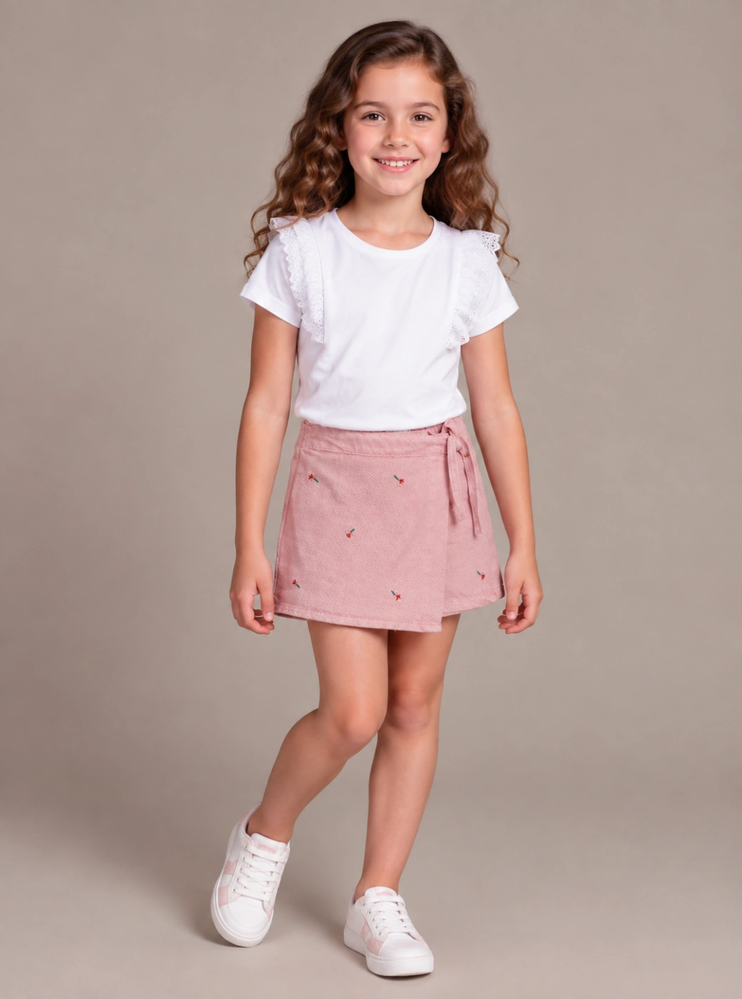 FALDA ALGODÓN NIÑA HARVEST BRODERIE - 1