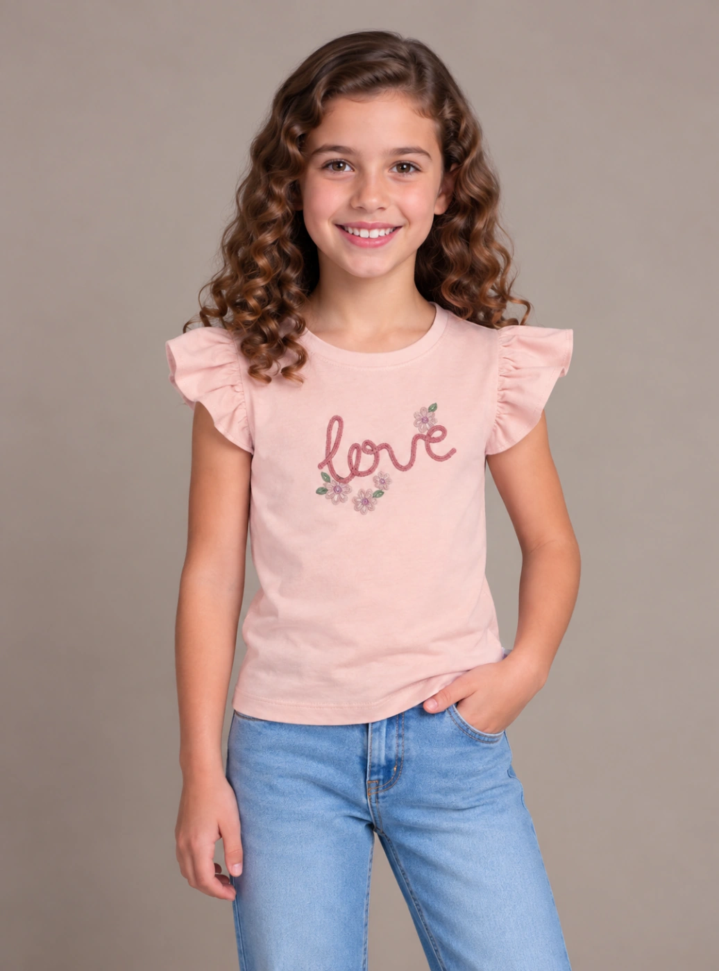 POLO MANGA CORTA NIÑA HARVEST PRINT - 1