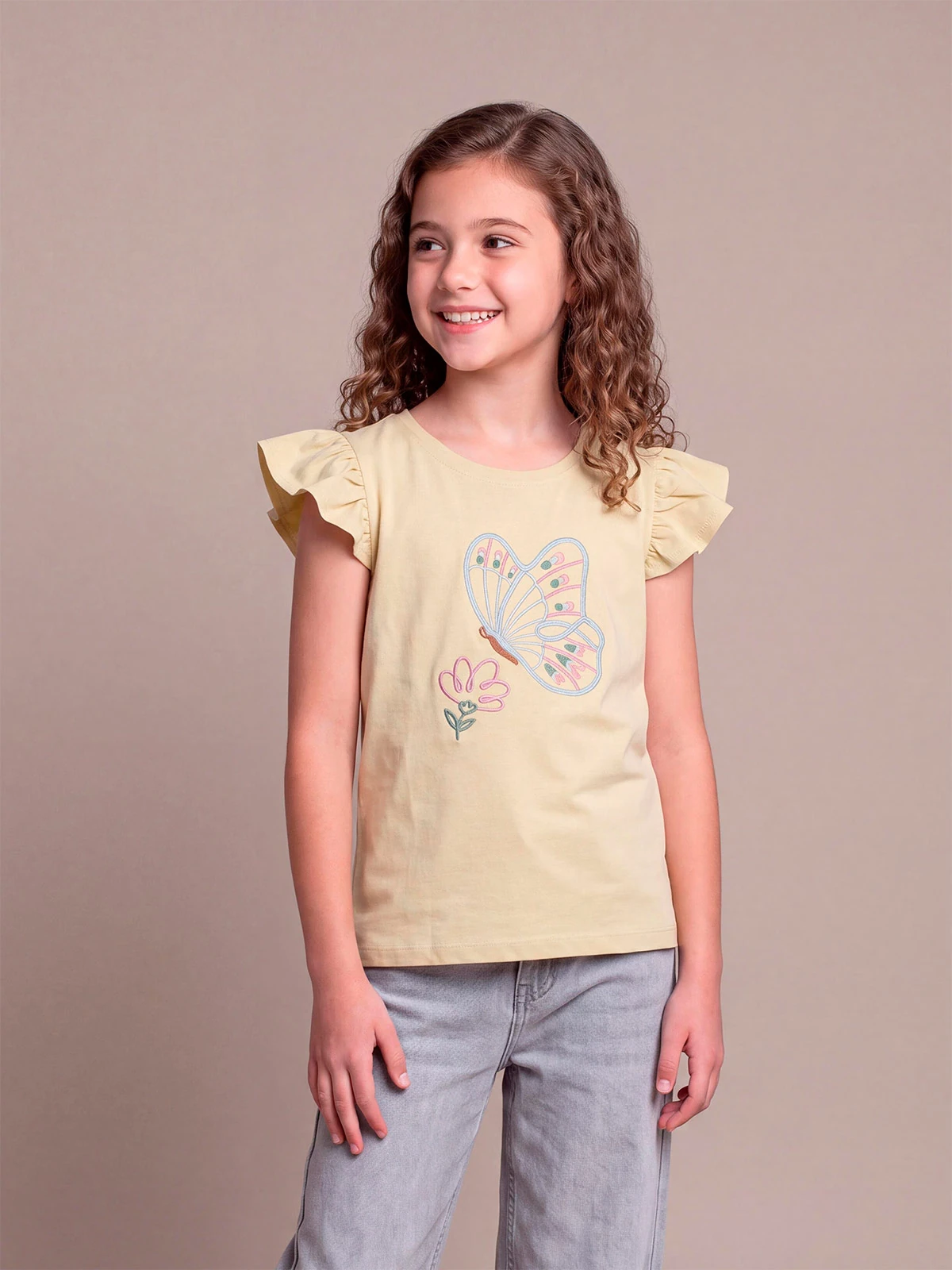 POLO MANGA CORTA NIÑA HARVEST PRINT - 1