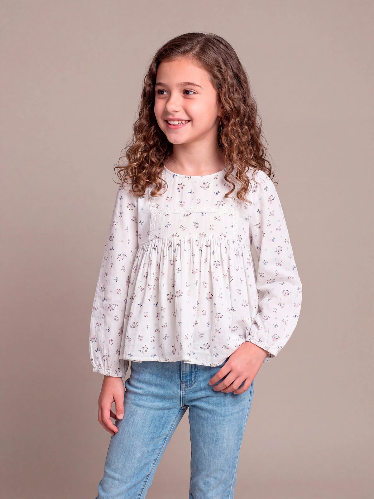 BLUSA MANGA LARGA NIÑA HARVEST - 1