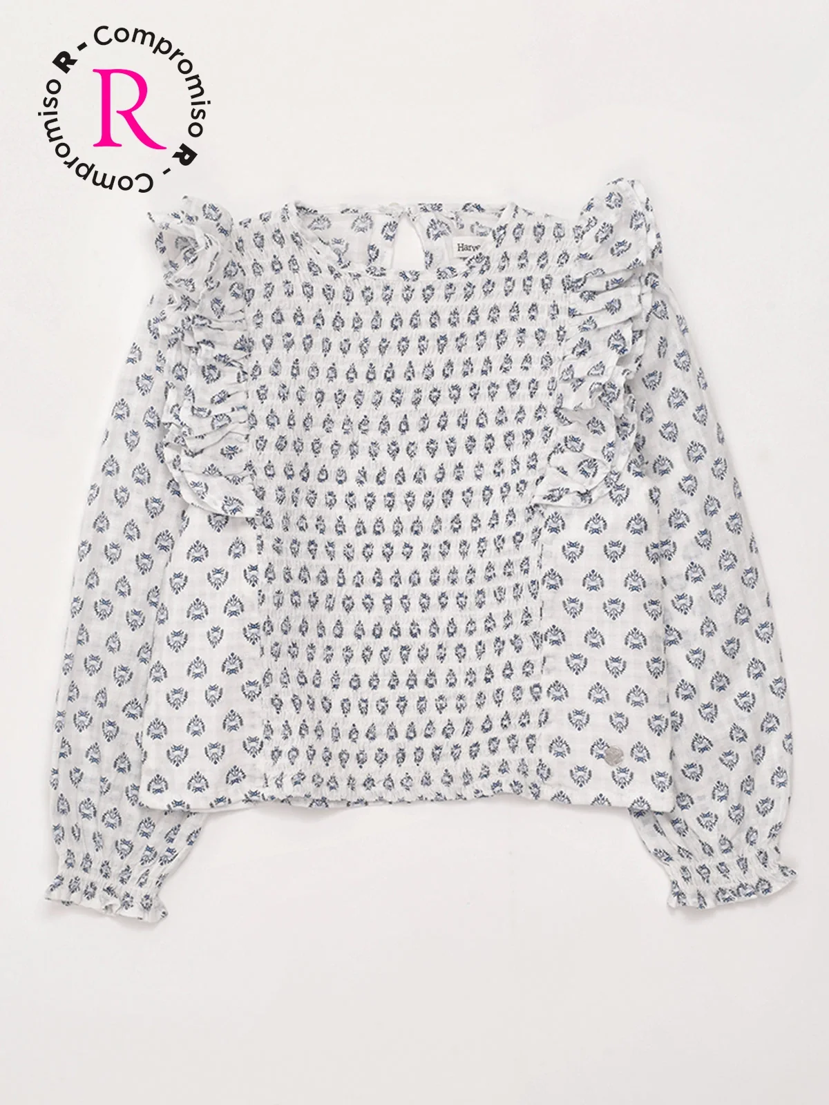 BLUSA MANGA LARGA ALGODÓN NIÑA HARVEST - 3