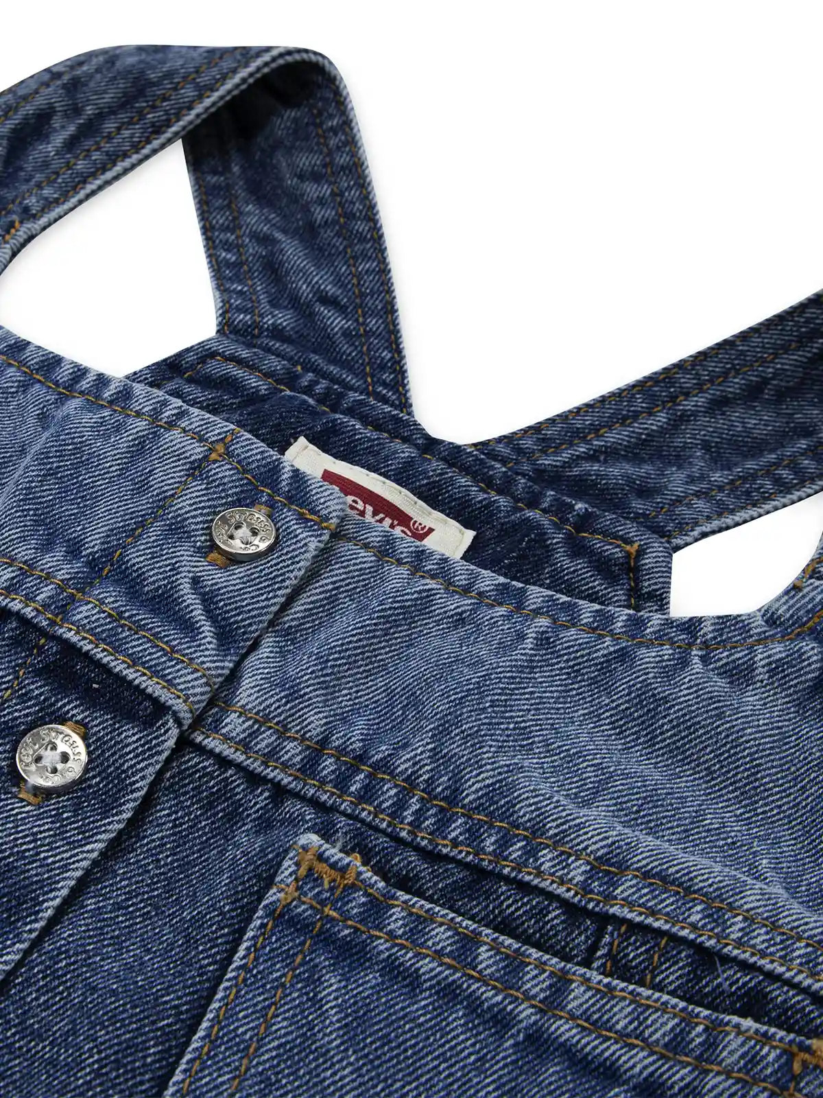 VESTIDO REGULAR FIT FLARED NIÑA LEVI'S TONAL ALGODÓN - 3