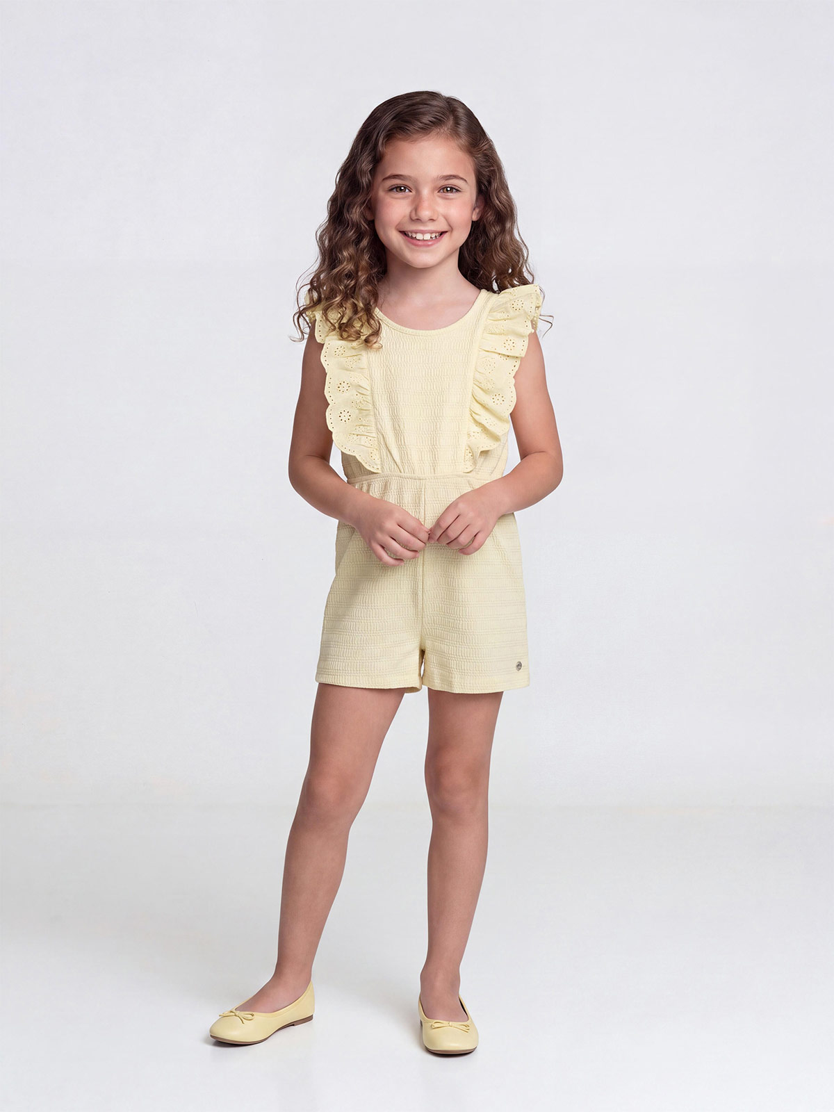 ENTERIZO ALGODÓN NIÑA HARVEST BRODERIE - 1