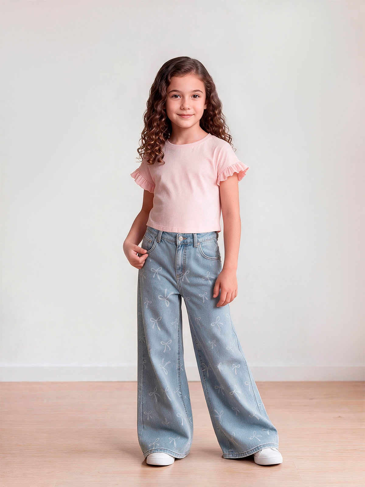 JEANS ALGODÓN NIÑA HARVEST - 1