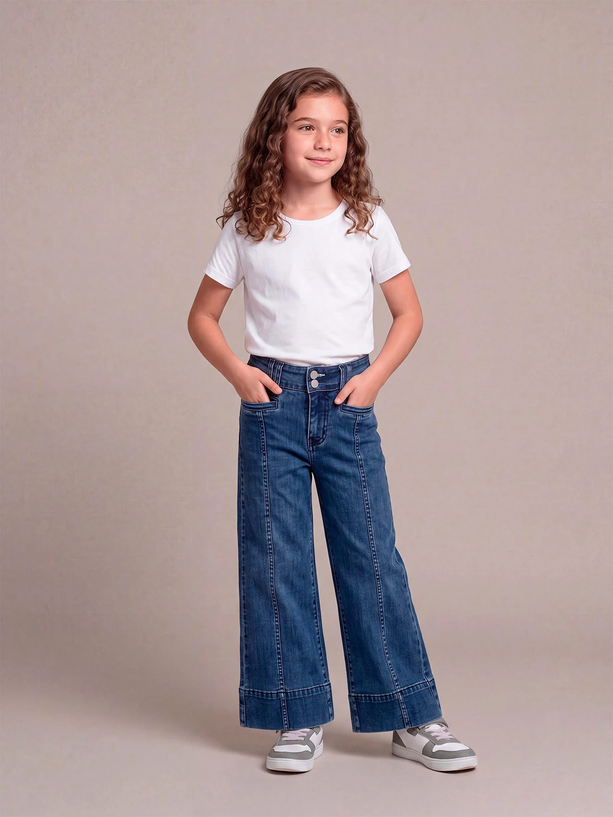 JEANS ALGODÓN NIÑA HARVEST - 1
