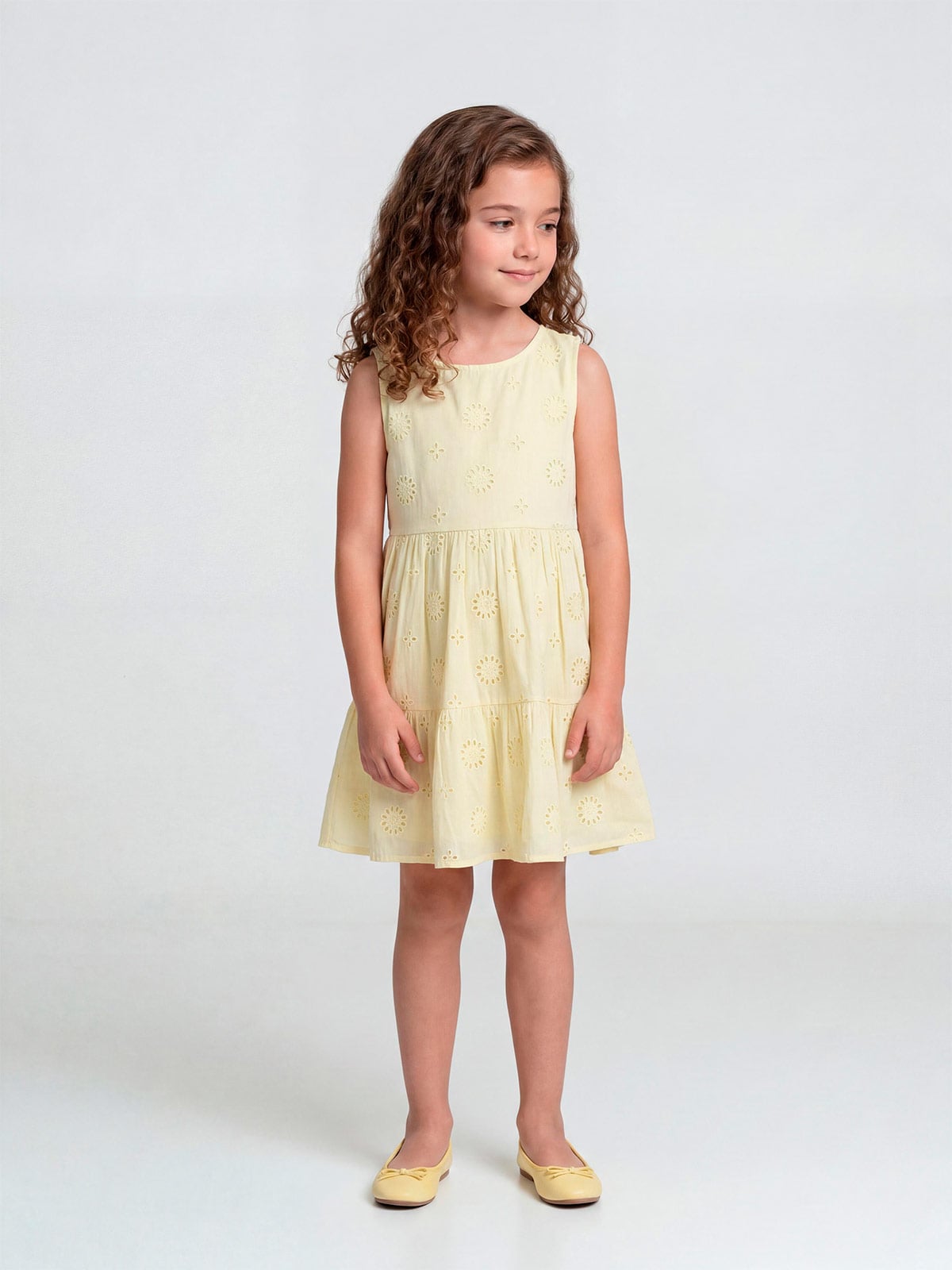VESTIDO ALGODÓN NIÑA HARVEST BRODERIE - 1