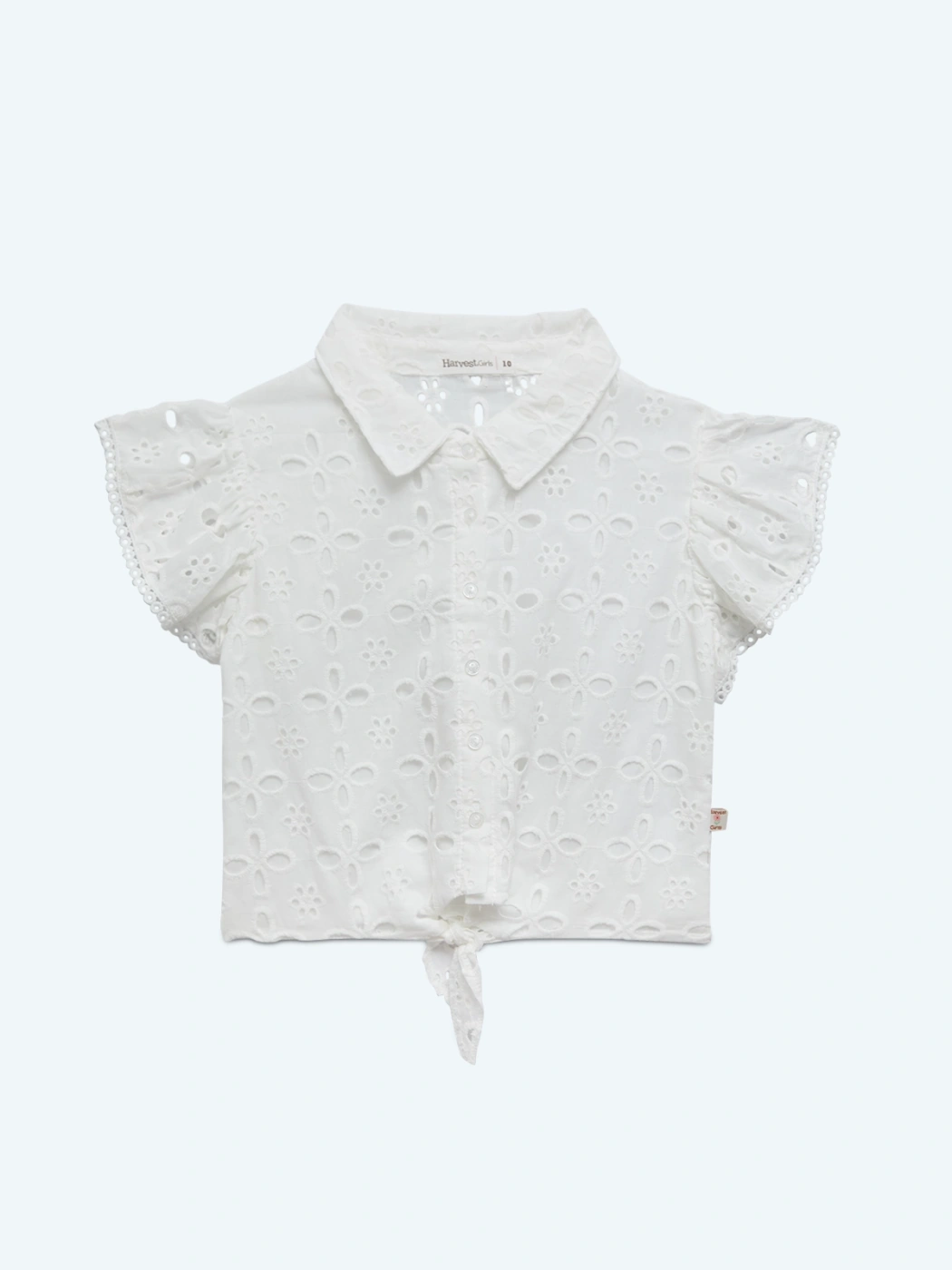 BLUSA MANGA CORTA NIÑA HARVEST BRODERIE  - 2