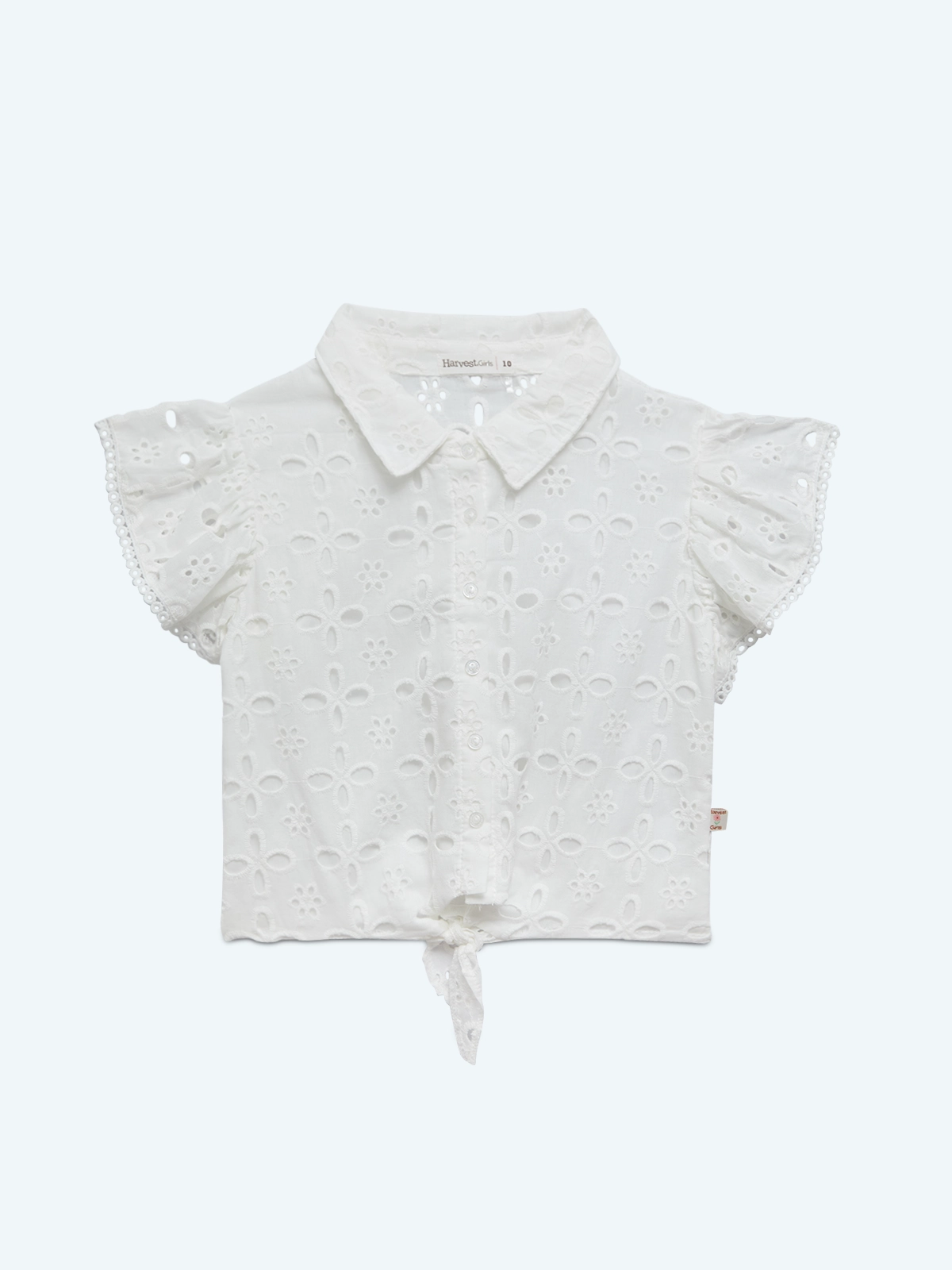 BLUSA MANGA CORTA ALGODÓN NIÑA HARVEST - 1