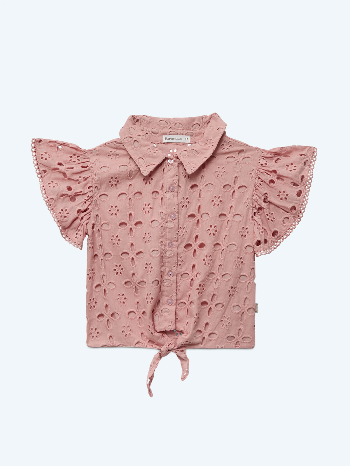BLUSA MANGA CORTA ALGODÓN NIÑA HARVEST - 1