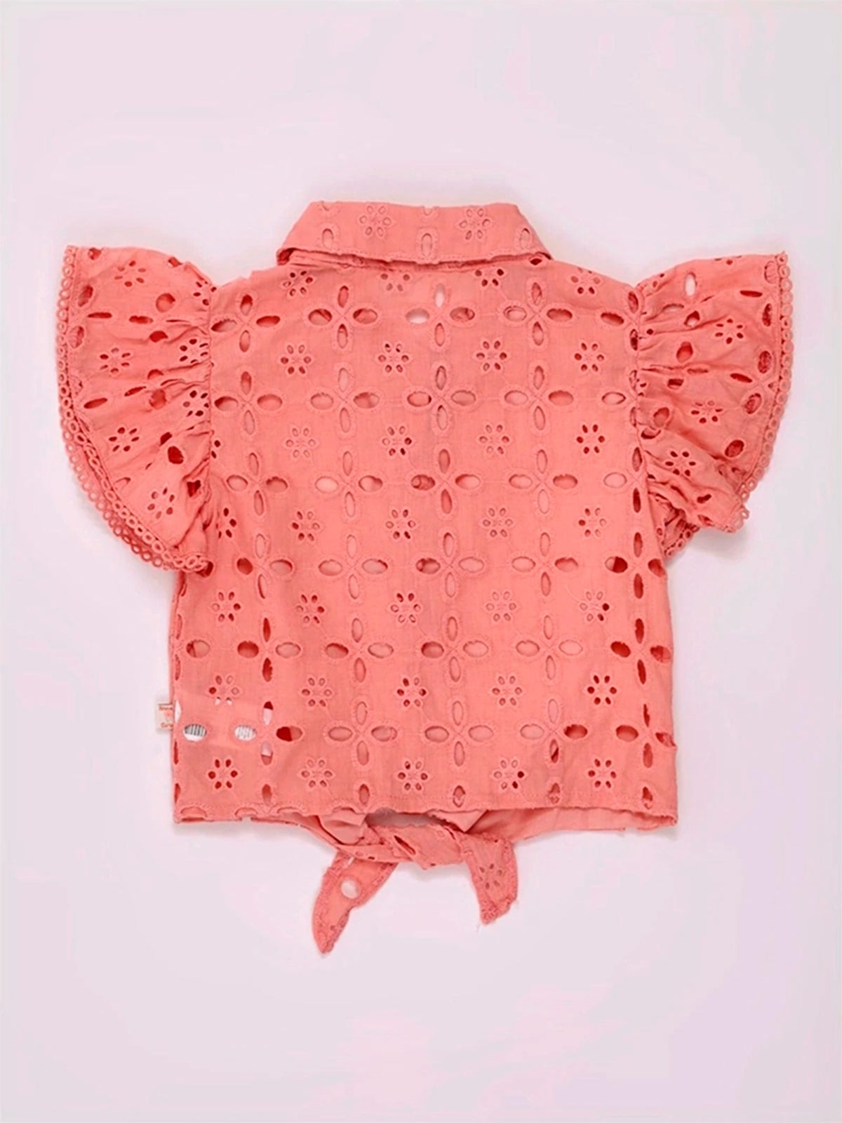 BLUSA MANGA CORTA NIÑA HARVEST BRODERIE - 4