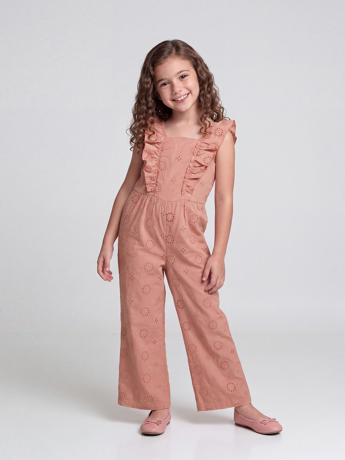 ENTERIZO ALGODÓN NIÑA HARVEST BRODERIE - 1