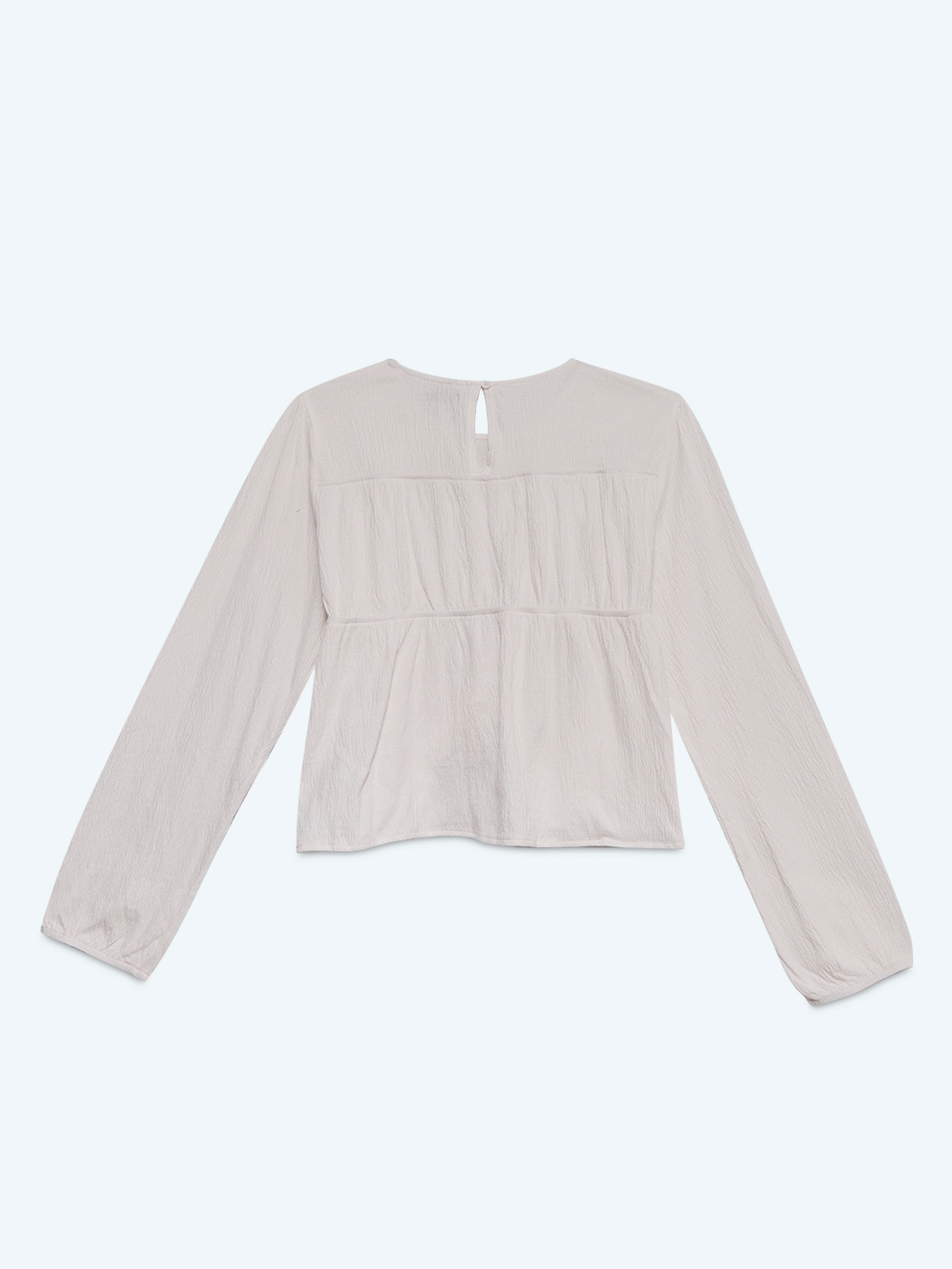 BLUSA MANGA LARGA ALGODÓN NIÑA INDEX LAZOS - 2