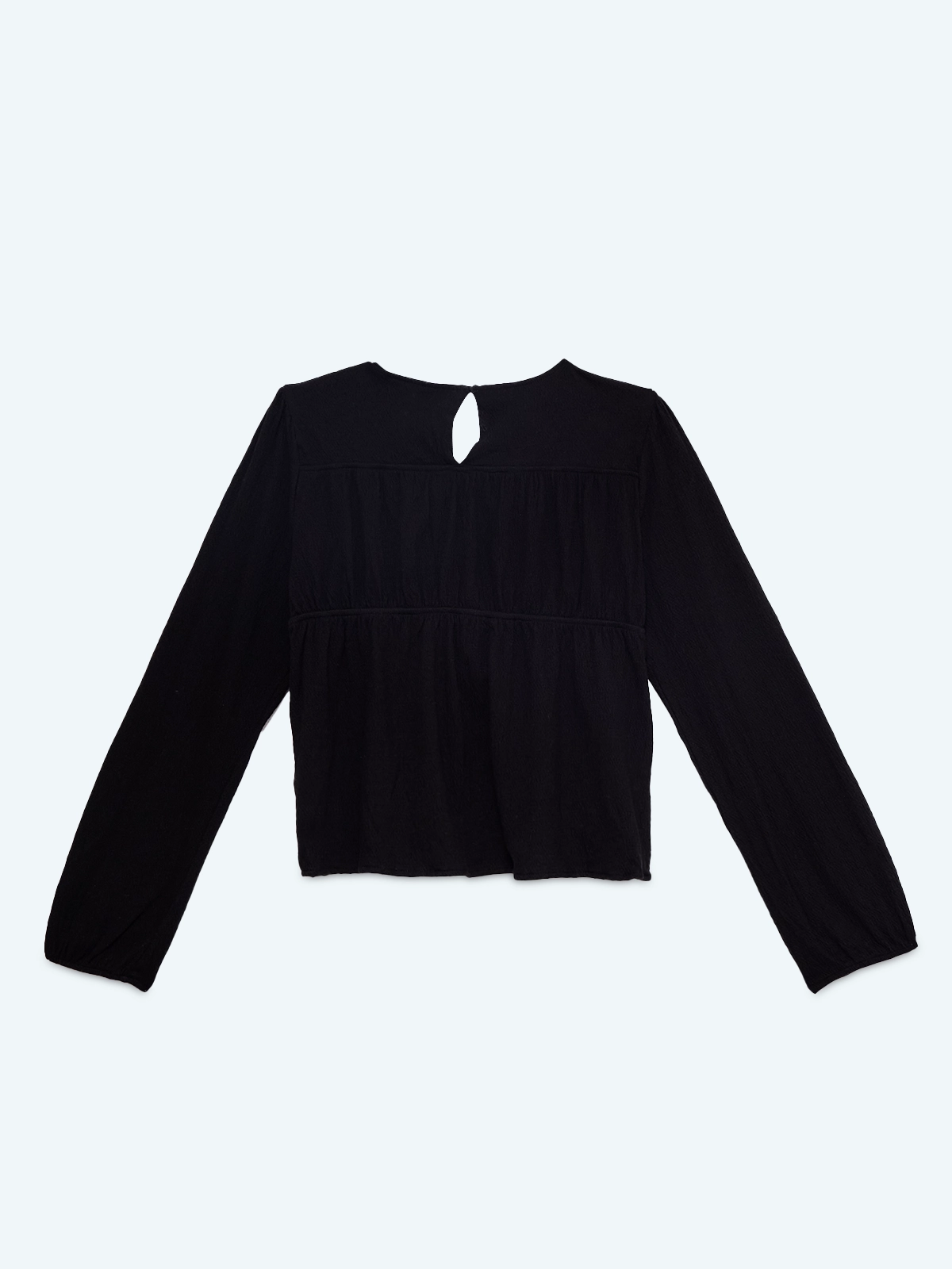 BLUSA MANGA LARGA ALGODÓN NIÑA INDEX LAZOS - 2