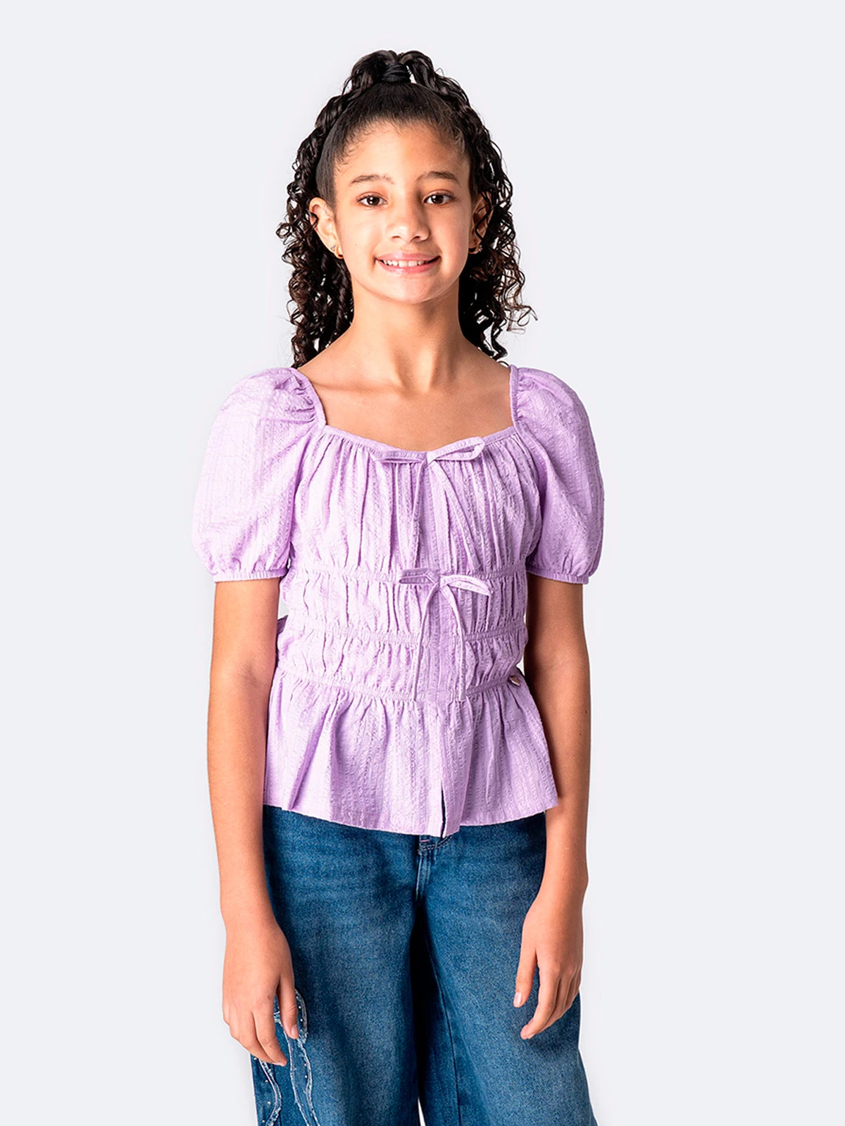 BLUSA MANGA CORTA NIÑA PIONIER AHNITA - 2