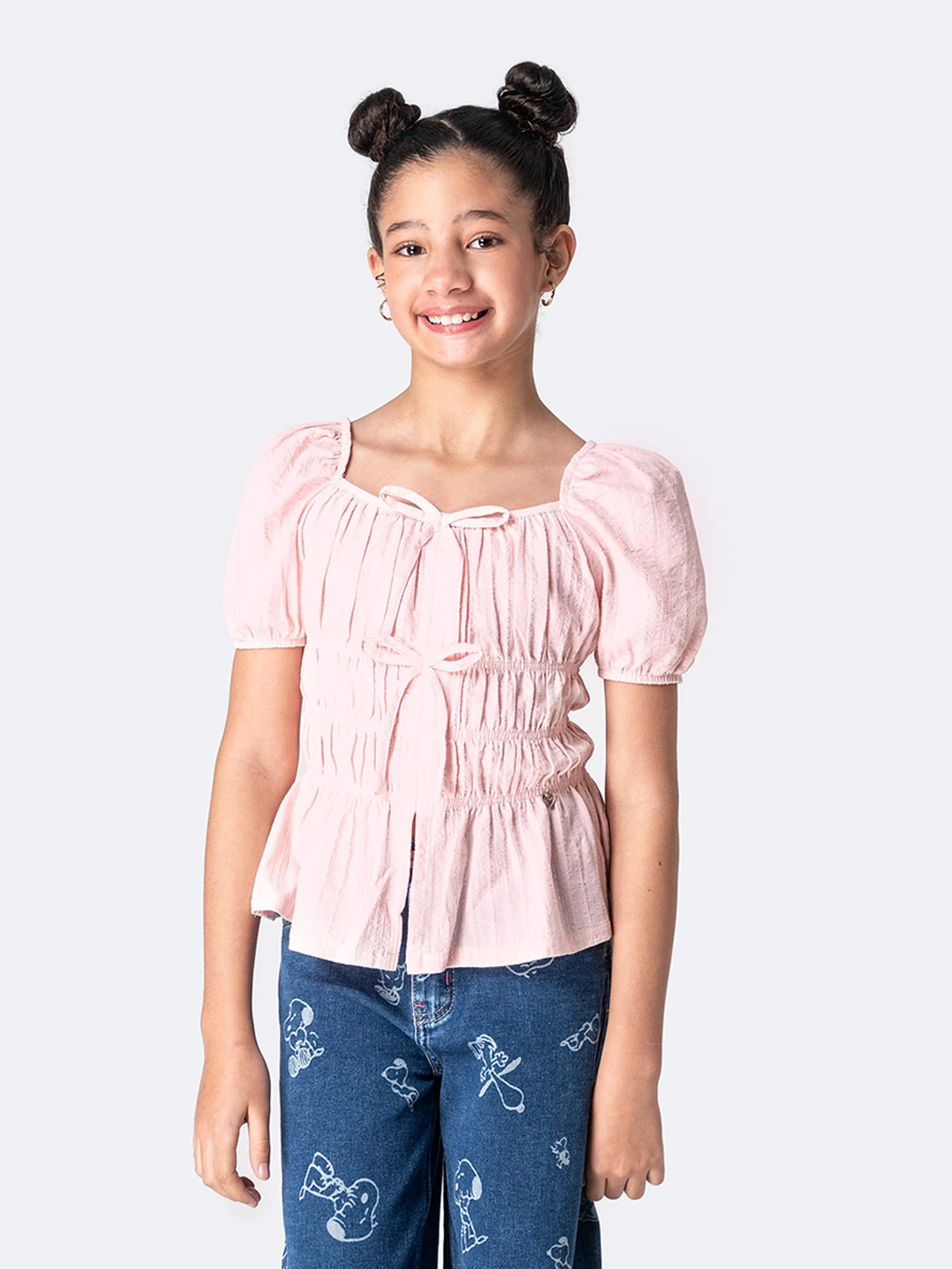 BLUSA MANGA CORTA NIÑA PIONIER AHNITA - 2