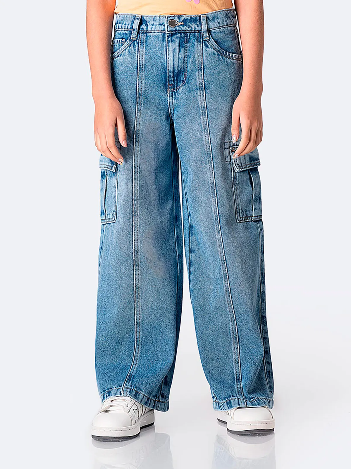 JEAN WIDE LEG NIÑA PIONIER ROSMERIH - 2