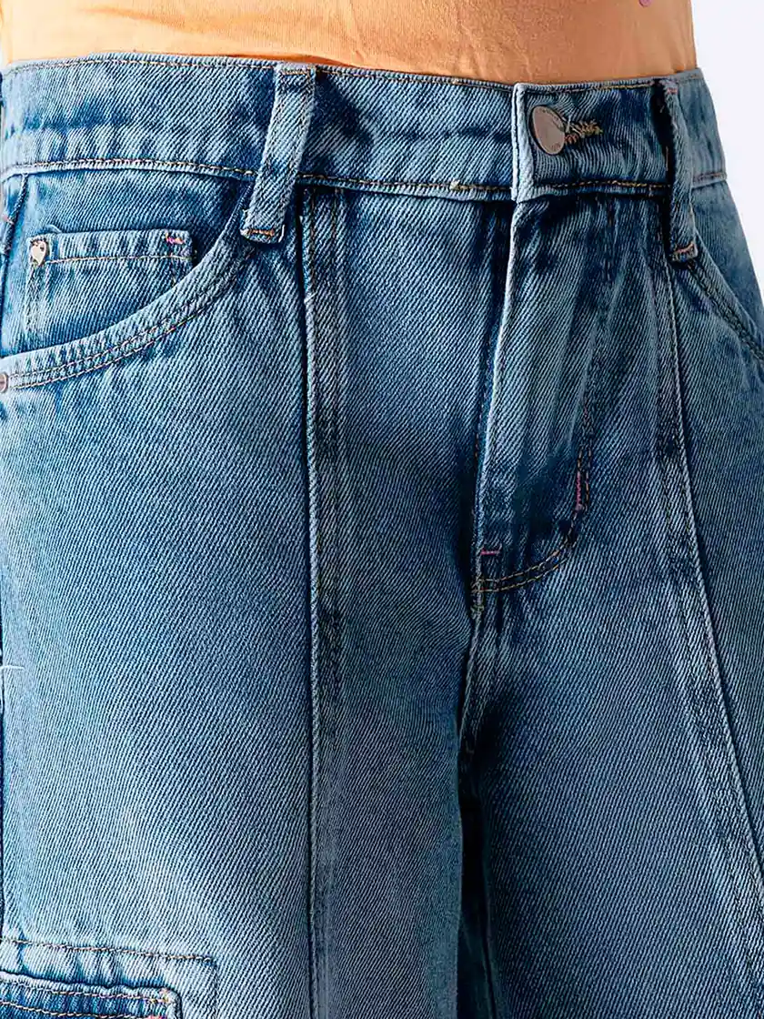 JEAN WIDE LEG NIÑA PIONIER ROSMERIH - 4