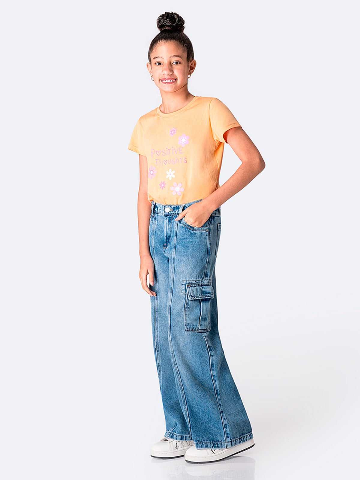 JEAN WIDE LEG NIÑA PIONIER ROSMERIH - 1