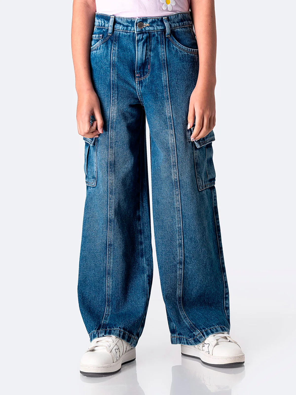 JEAN WIDE LEG NIÑA PIONIER ROSMERIH - 2