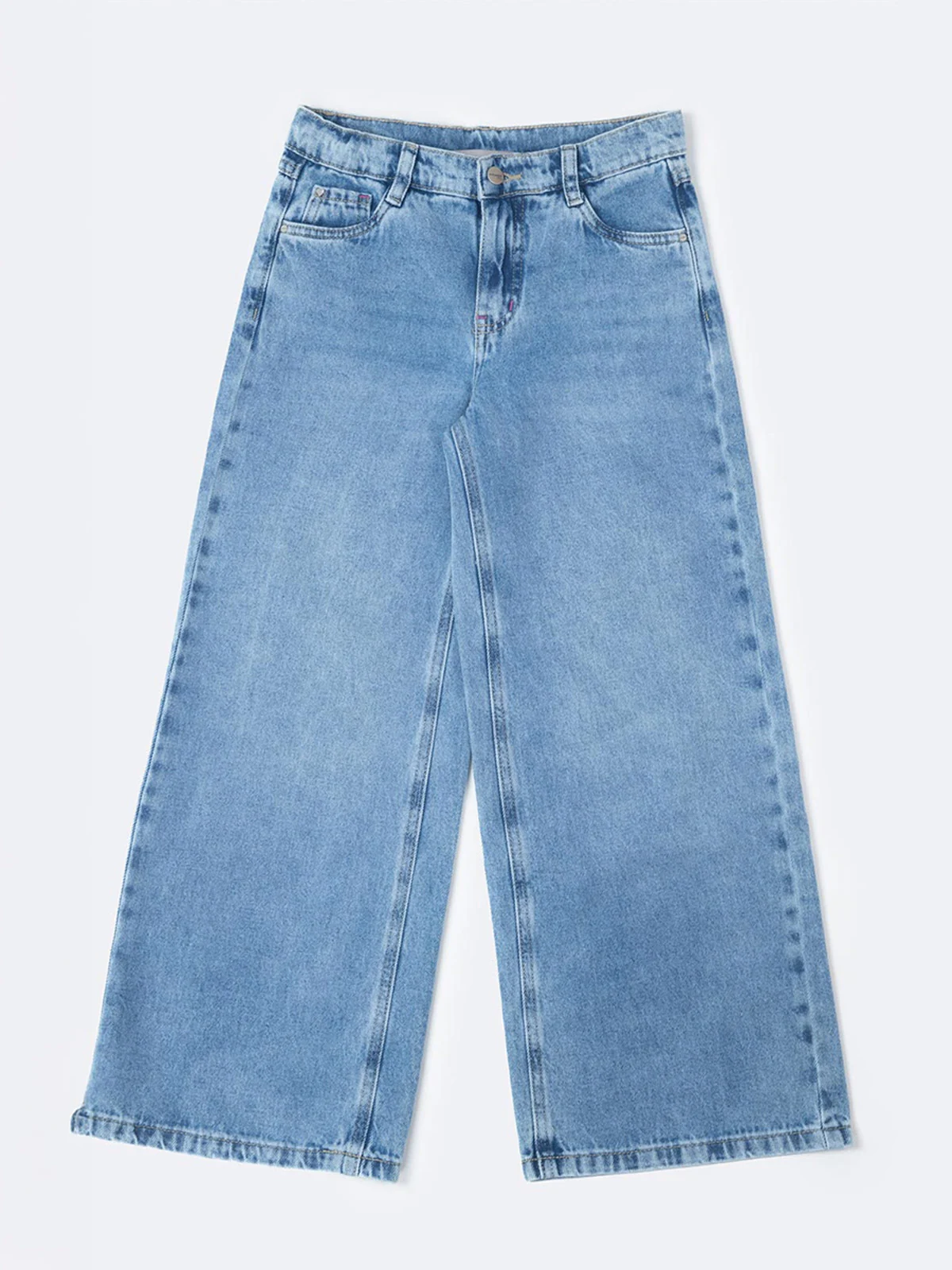 JEAN WIDE LEG NIÑA PIONIER YLDA-RIGIDO - 1