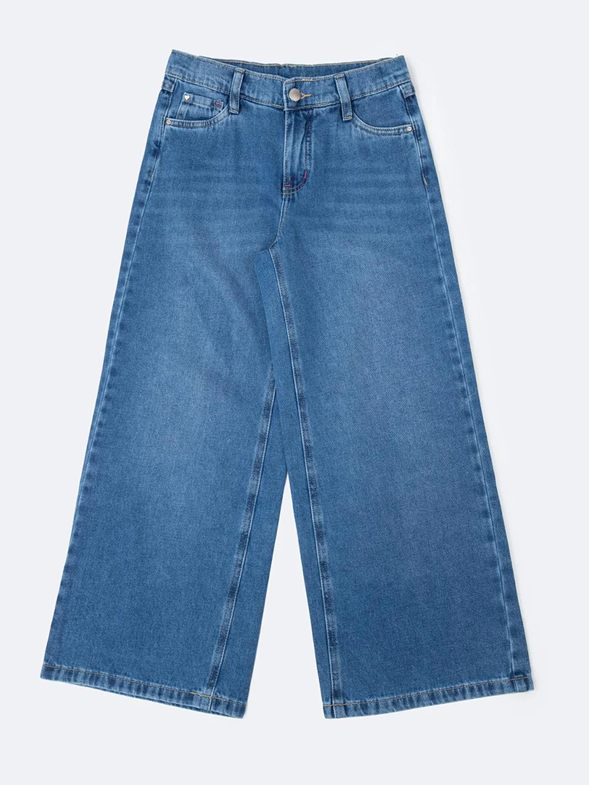 JEAN WIDE LEG NIÑA PIONIER YLDA-RIGIDO - 1