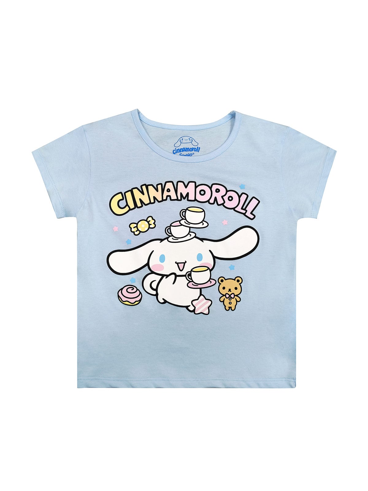 POLO MANGA CORTA NIÑA HELLO KITTY CINNAMON ROLL - 1