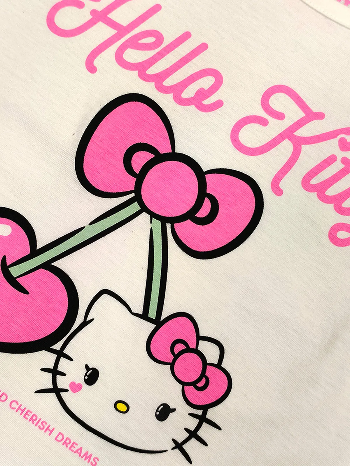 POLO MANGA CORTA NIÑA HELLOY KITTY CHERRY - 3