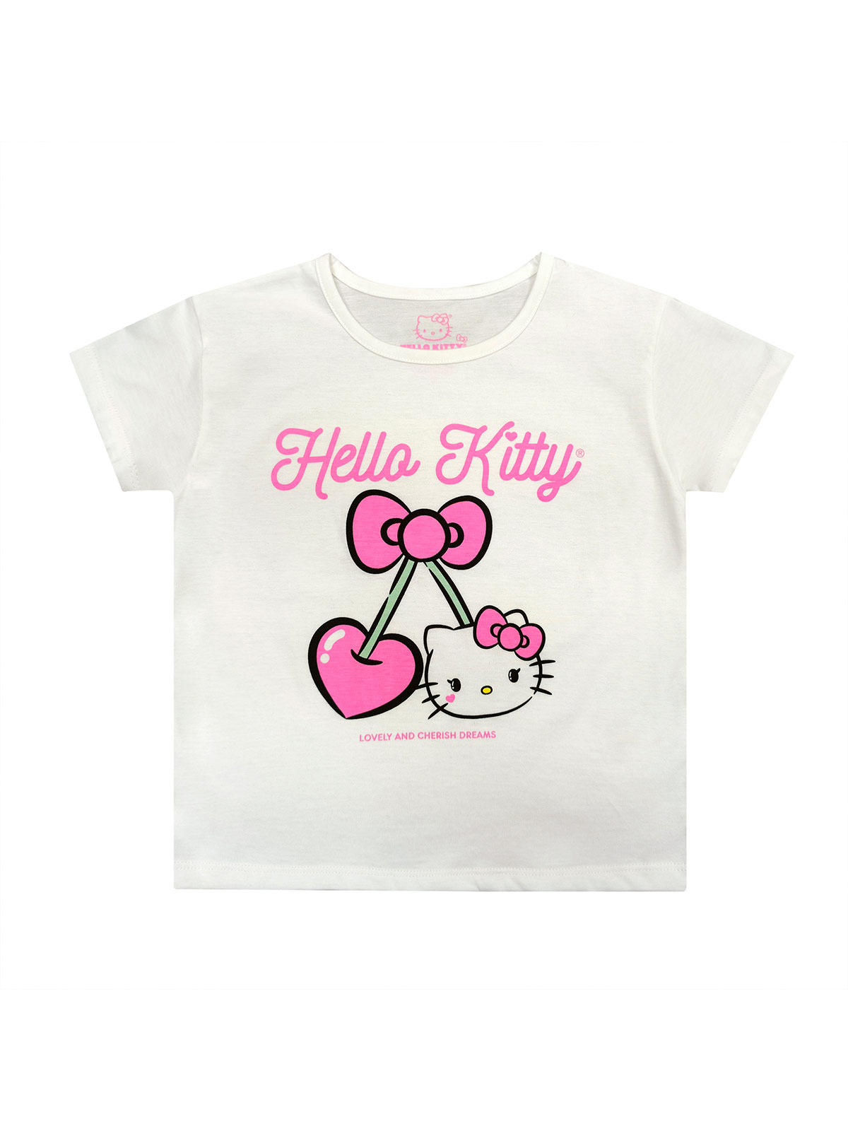 POLO MANGA CORTA NIÑA HELLOY KITTY CHERRY - 1