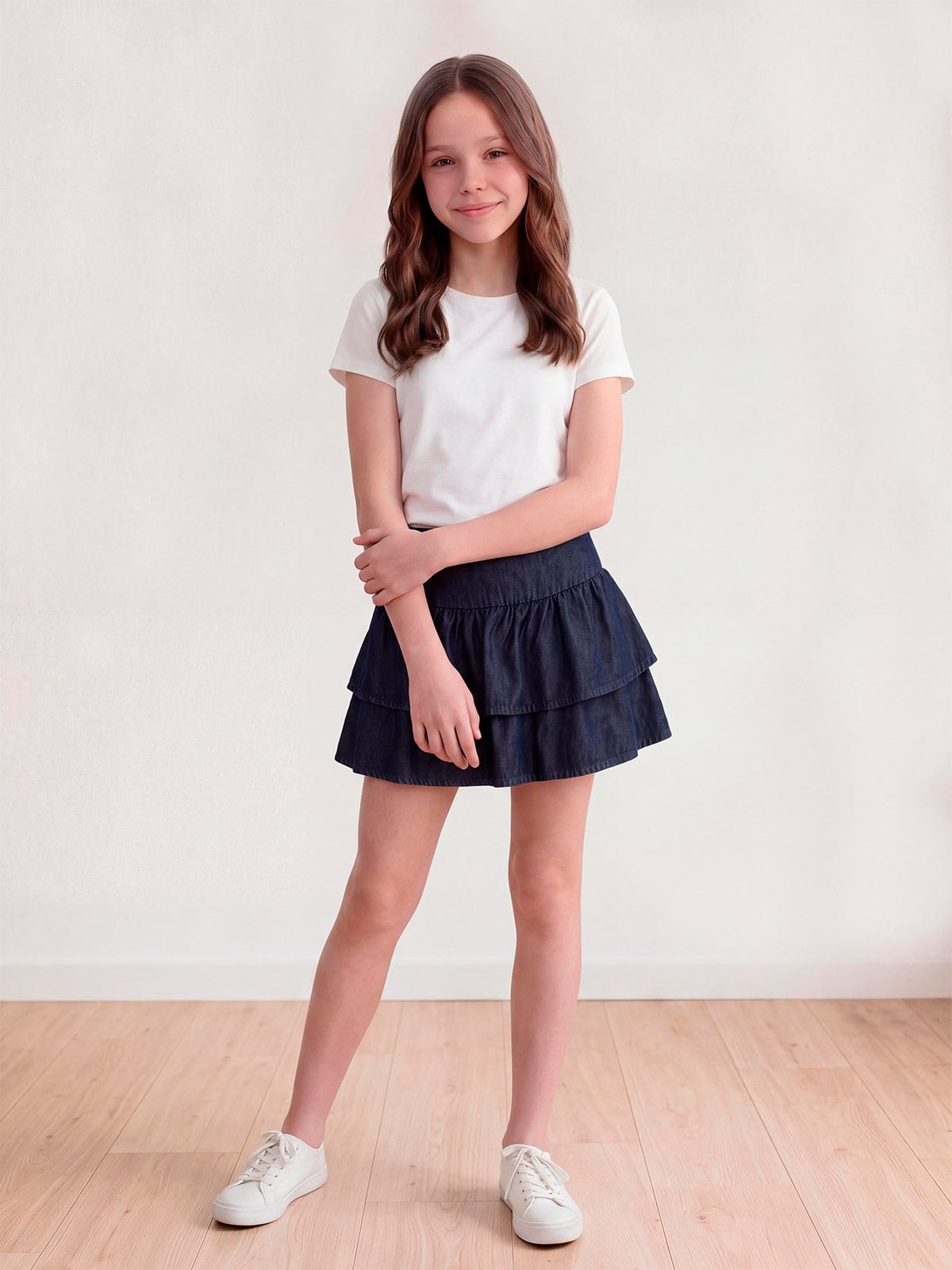 FALDA ALGODÓN NIÑA INDEX - 1