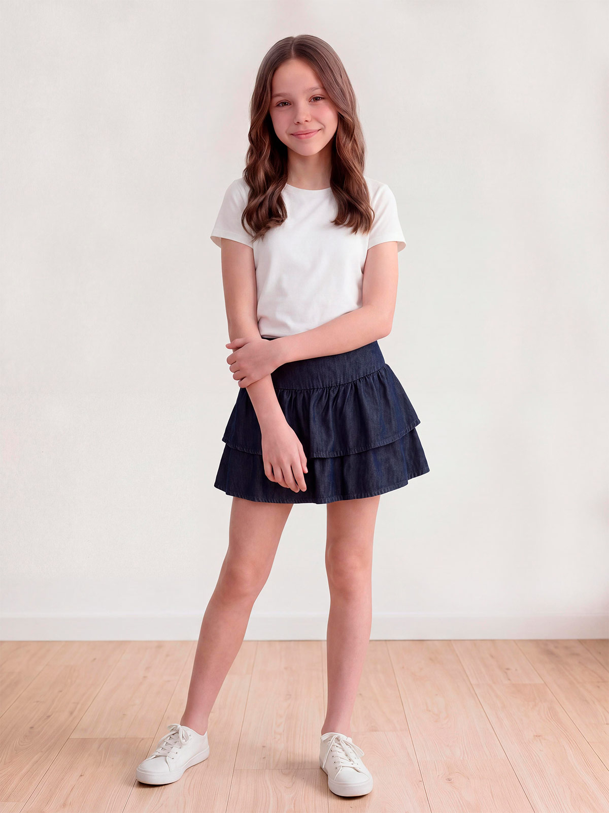 FALDA ALGODÓN NIÑA INDEX - 1