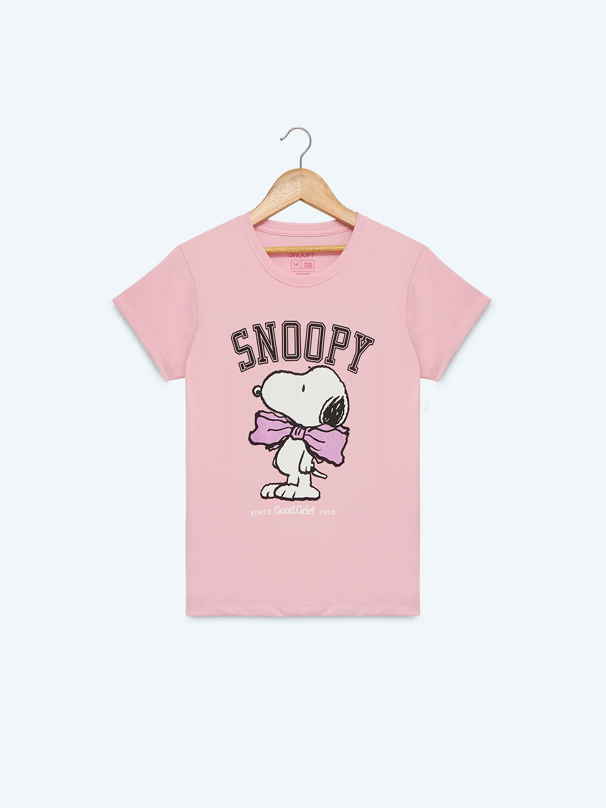 POLO MANGA CORTA NIÑA TEEN SNOOPY BOW - 1