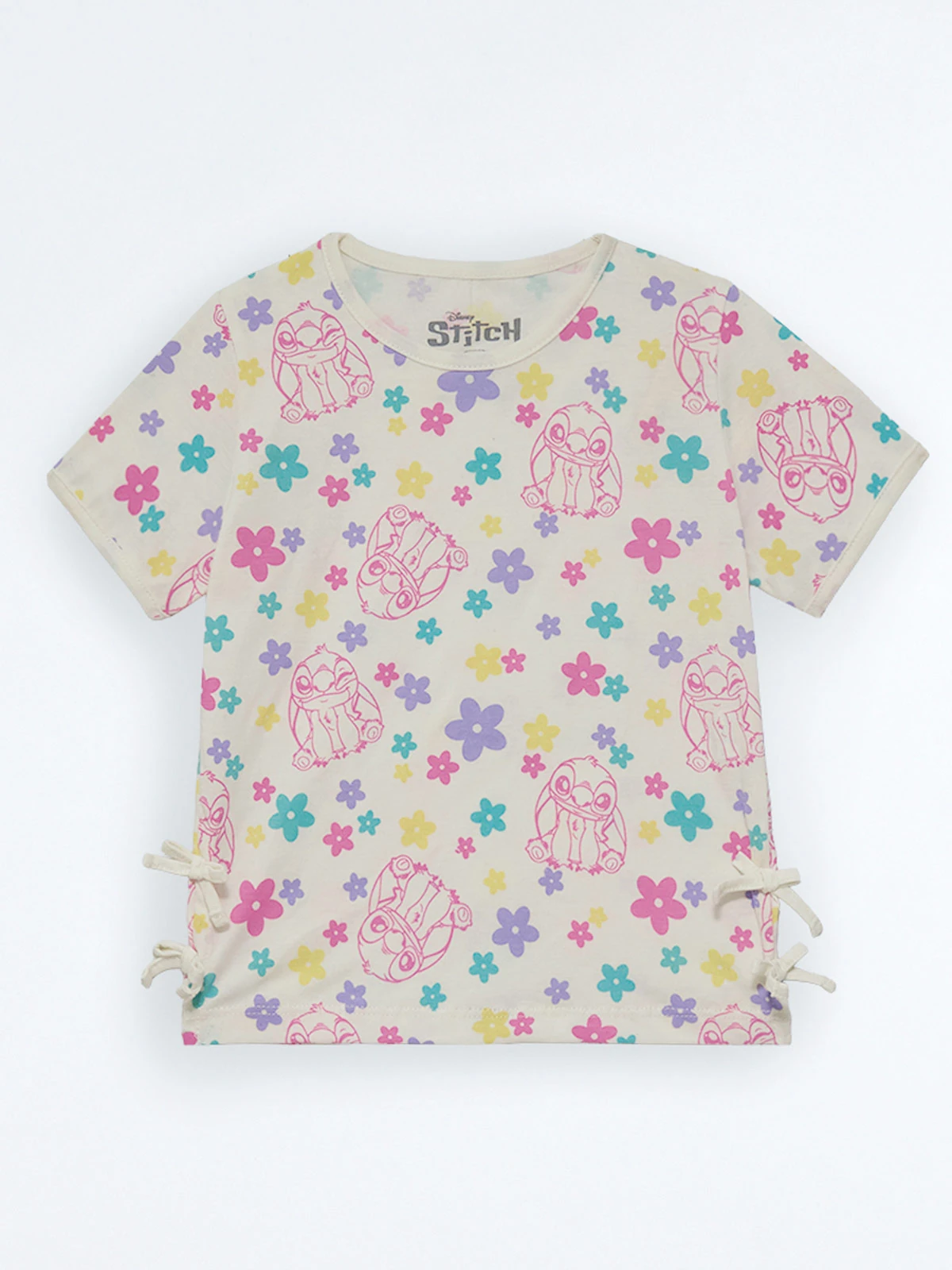 POLO MANGA CORTA NIÑA DISNEY STITCH  - 1