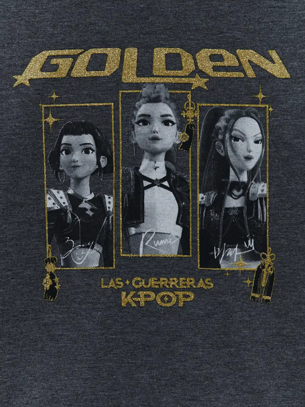 POLO MANGA LARGA NIÑA GOLDEN LAS GUERRERAS K-POP - 3