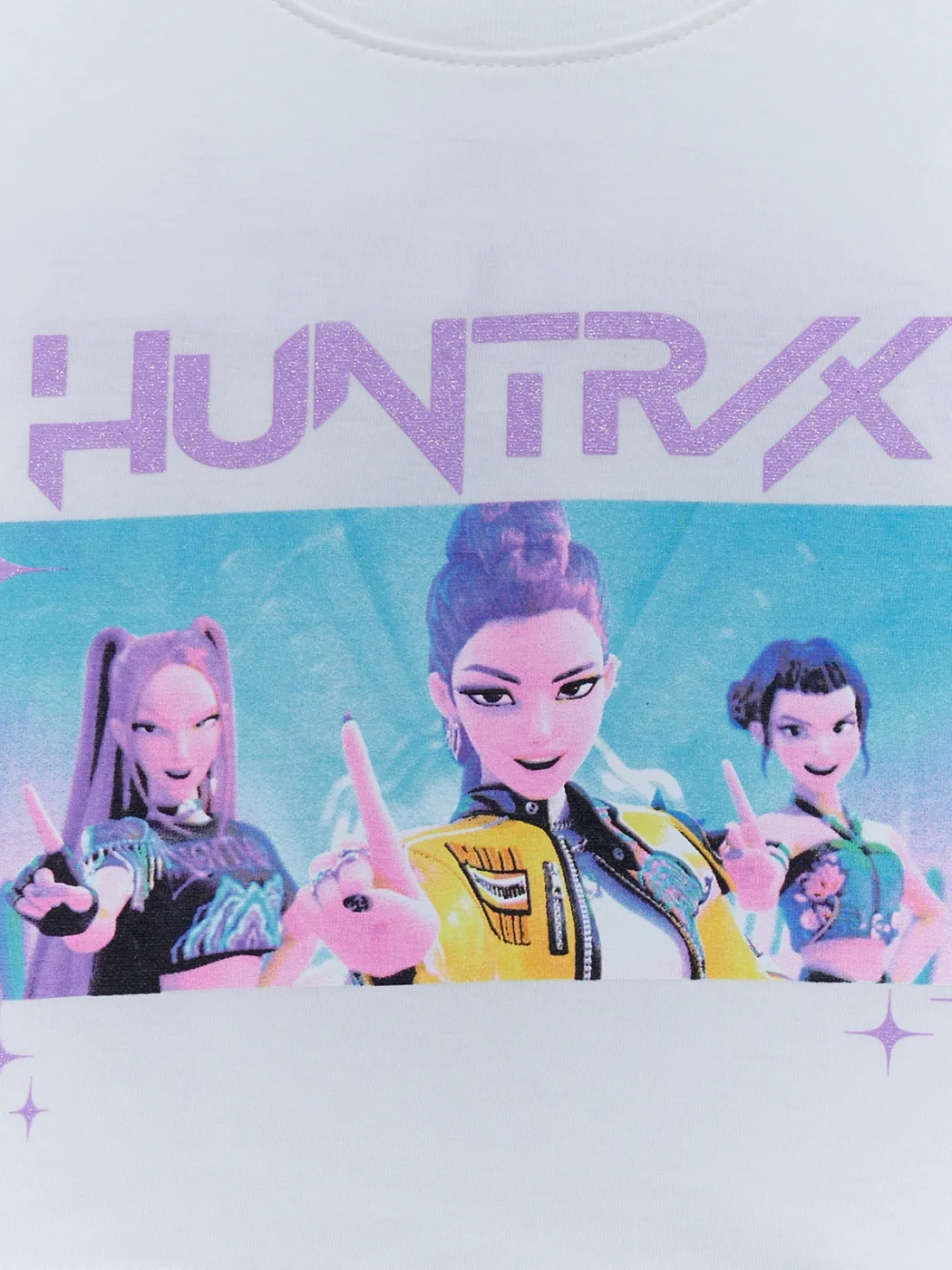 POLO MANGA CORTA NIÑA CROP LAS GUERRERAS K-POP - 3