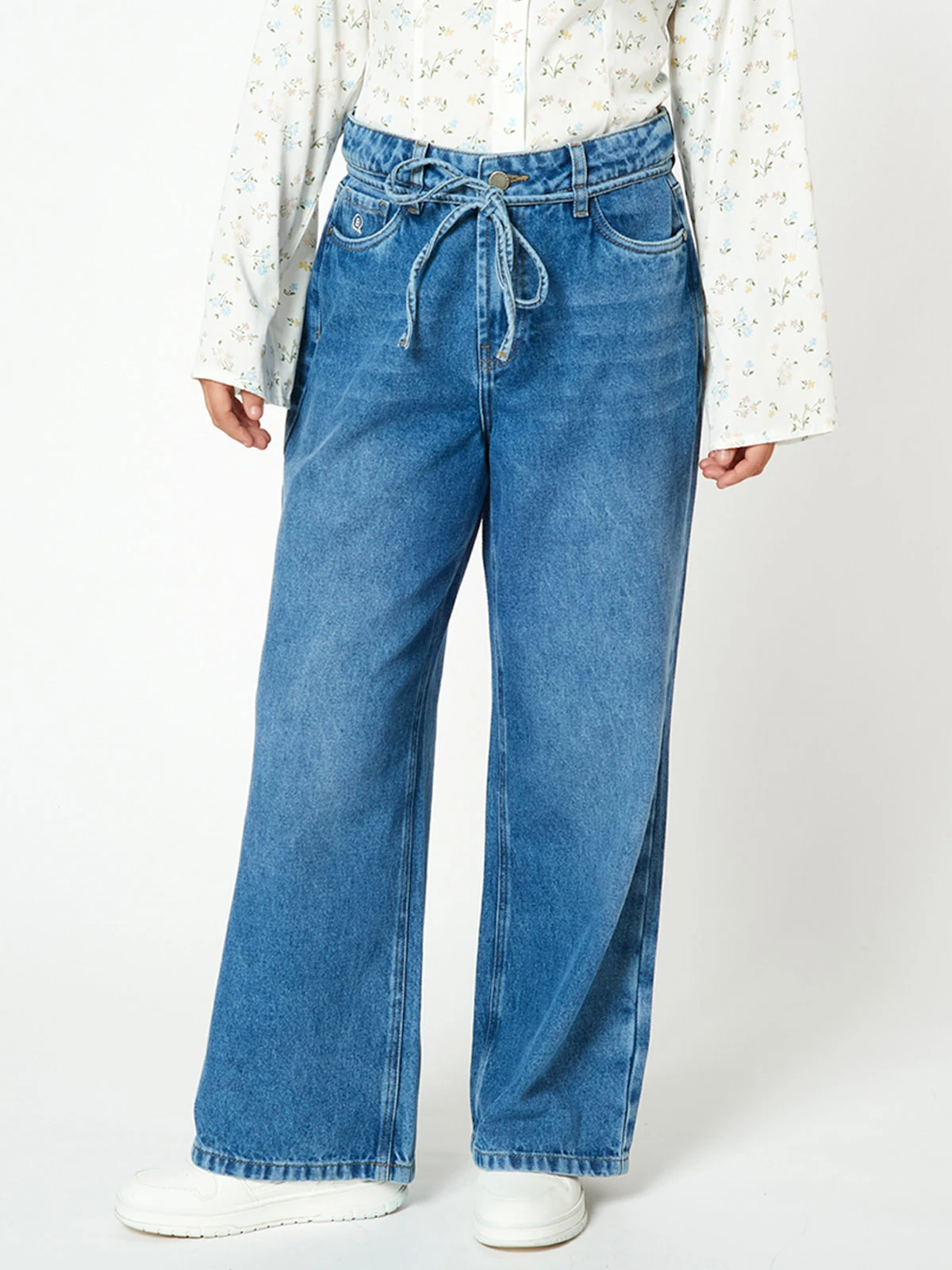 JEAN WIDE LEG NIÑA BLUES BY MILK BRIANA - 1