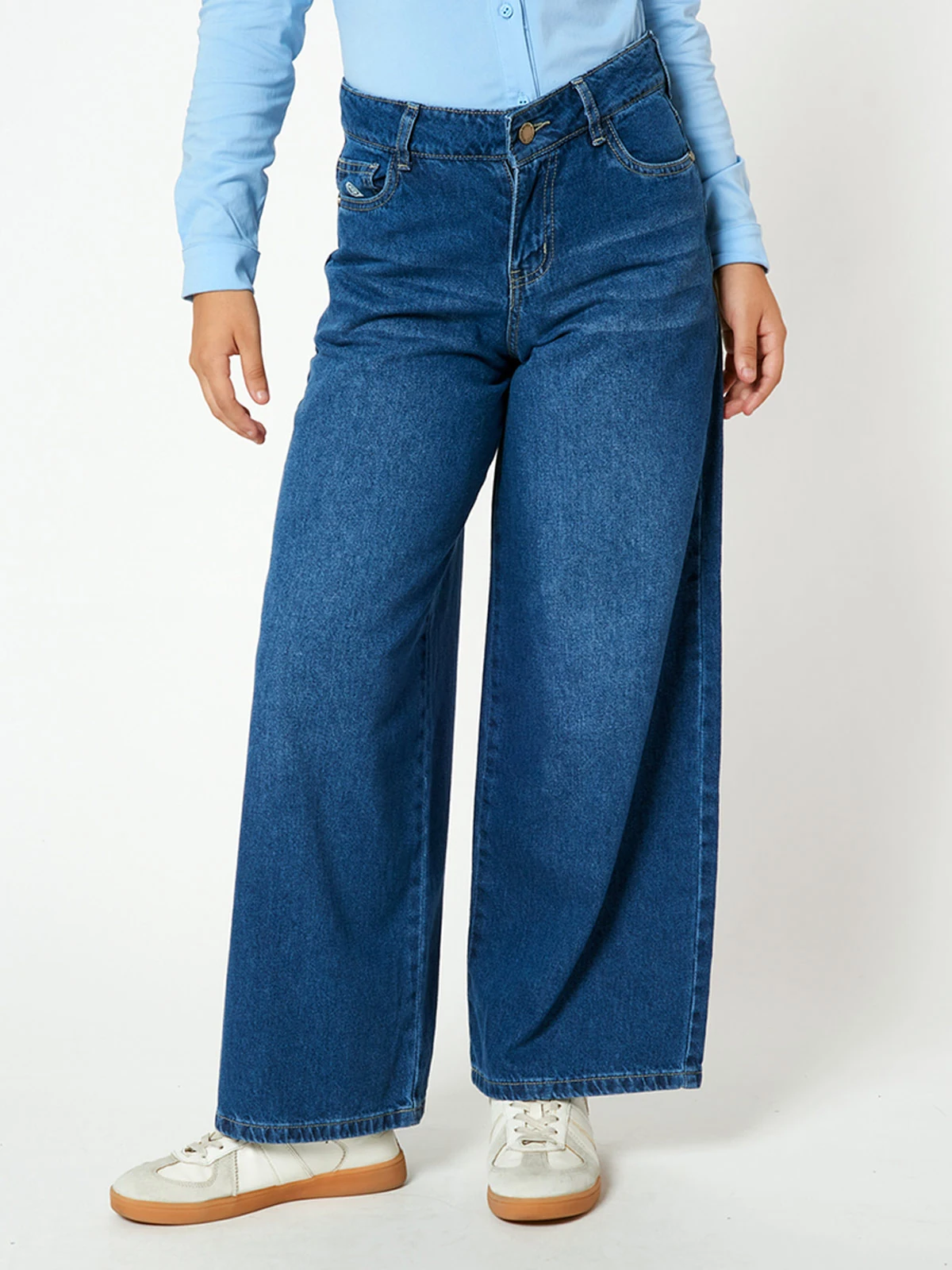 JEAN WIDE LEG NIÑA BLUES BY MILK PAGLIA - 1
