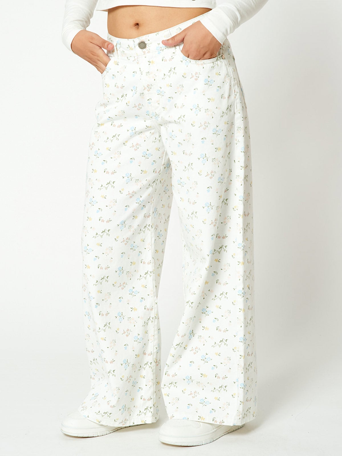 PANTALÓN WIDE LEG NIÑA BLUES BY MILK CARITO - 2