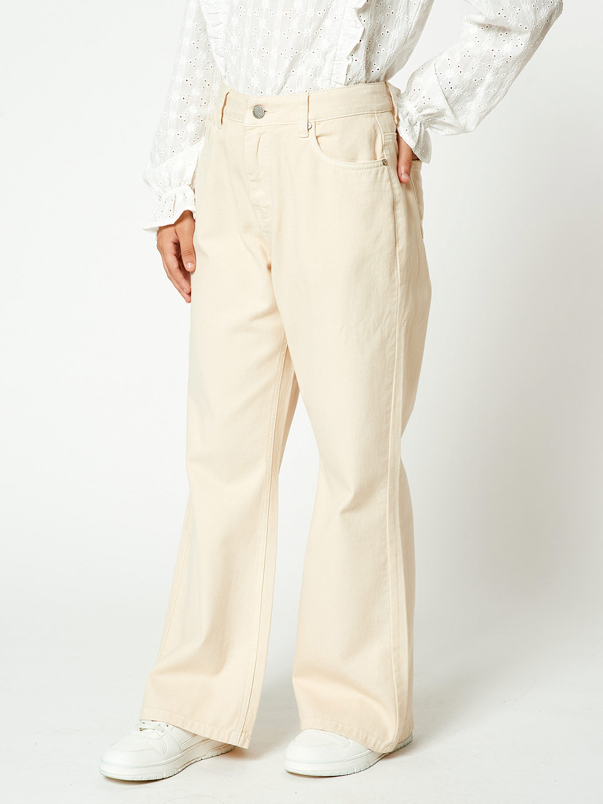 PANTALÓN FLARE NIÑA BLUES BY MILK PROPER - 2