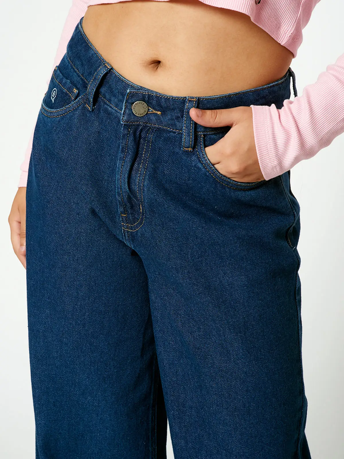 JEAN WIDE LEG BLUES BY MILK PETU - 4