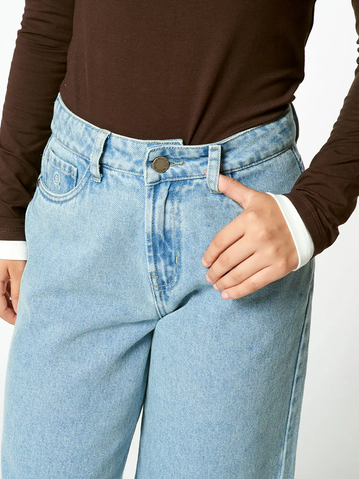 JEAN WIDE LEG BLUES BY MILK PETU - 4