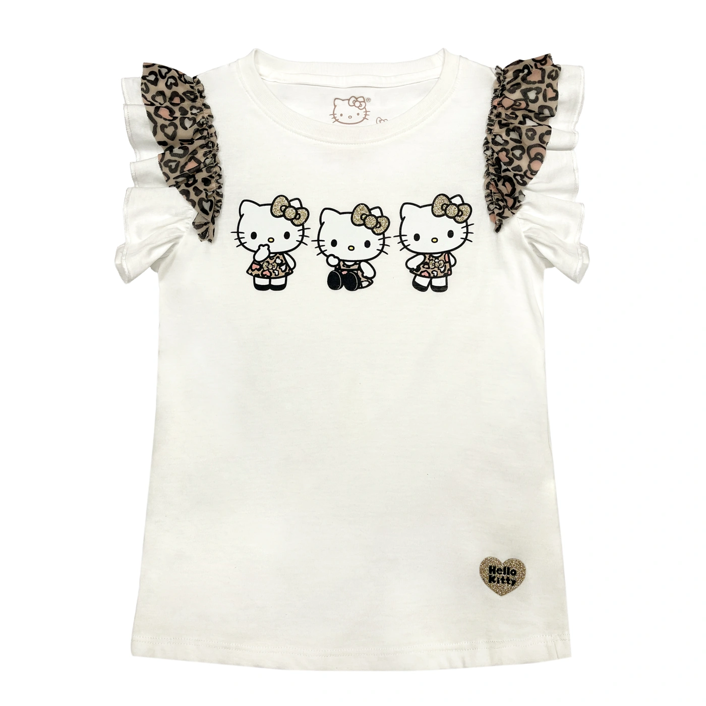 POLO MANGA CORTA NIÑA HELLO KITTY VUELITOS PRINT - 1