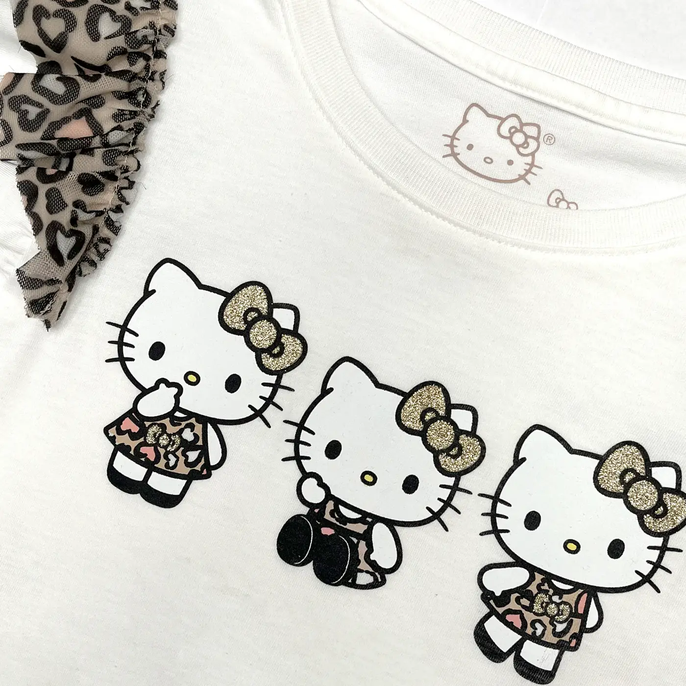 POLO MANGA CORTA NIÑA HELLO KITTY VUELITOS PRINT - 3