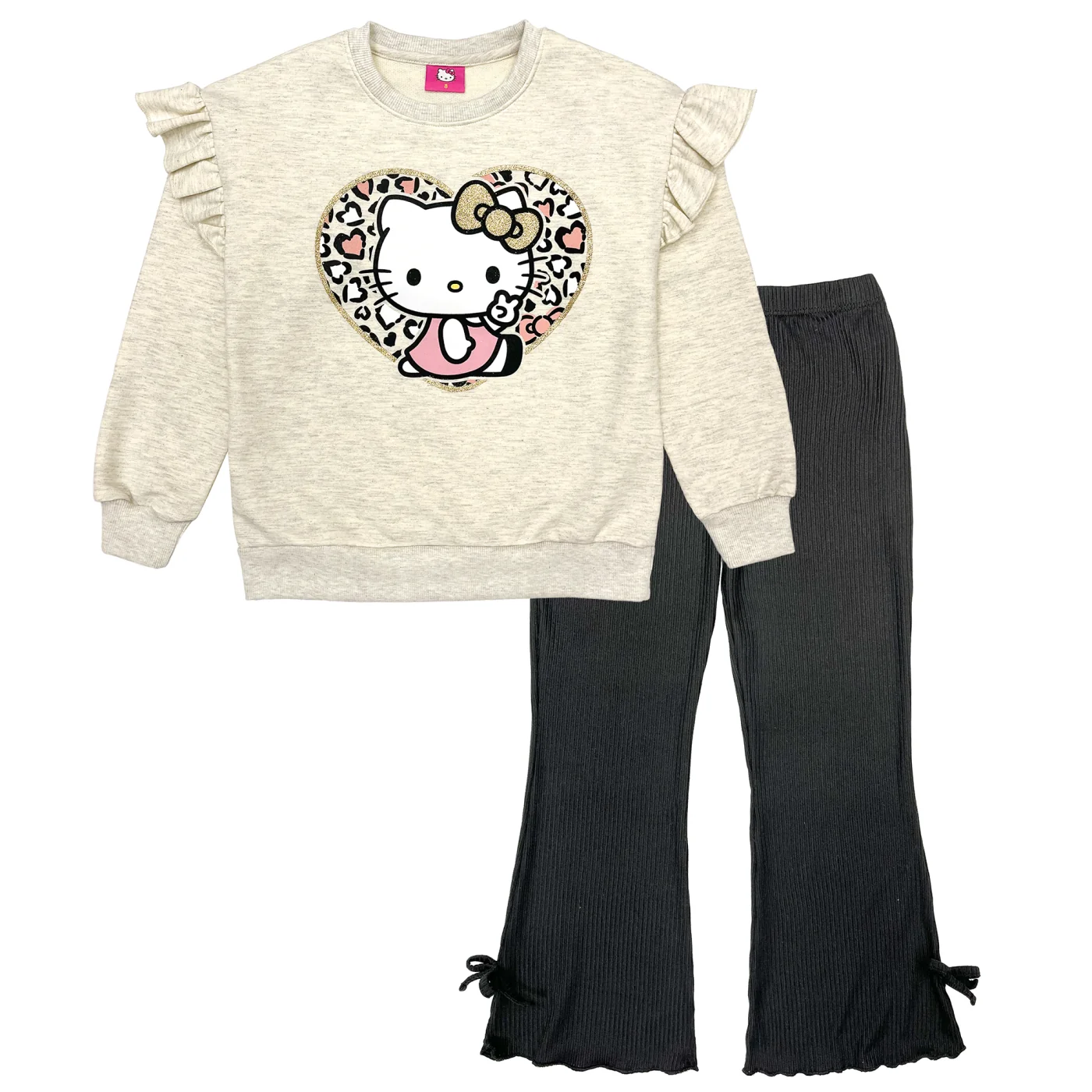 CONJUNTO NIÑA HELLO KITTY ANIMAL PRINT - 1