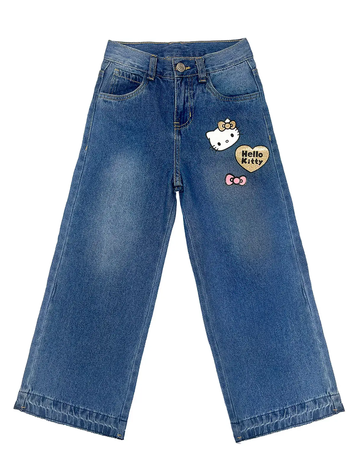 JEAN PALAZZO NIÑA HELLO KITTY MODA - 1