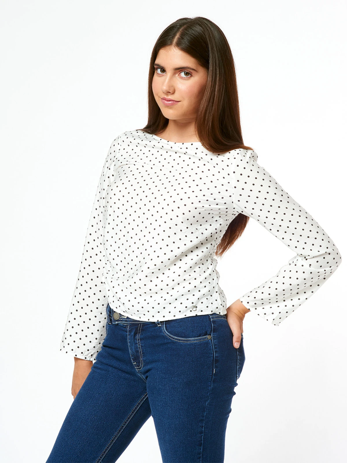 BLUSA MANGA LARGA NIÑA BLUES BY MILK FLEUR - 2