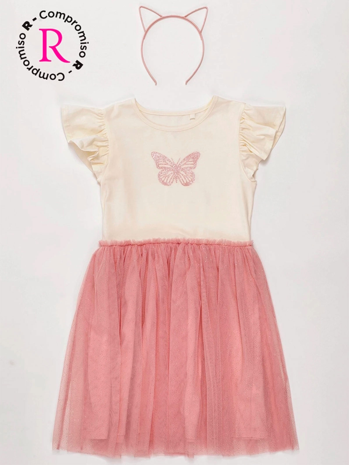 VESTIDO CORTO ALGODÓN NIÑA HARVEST - 3