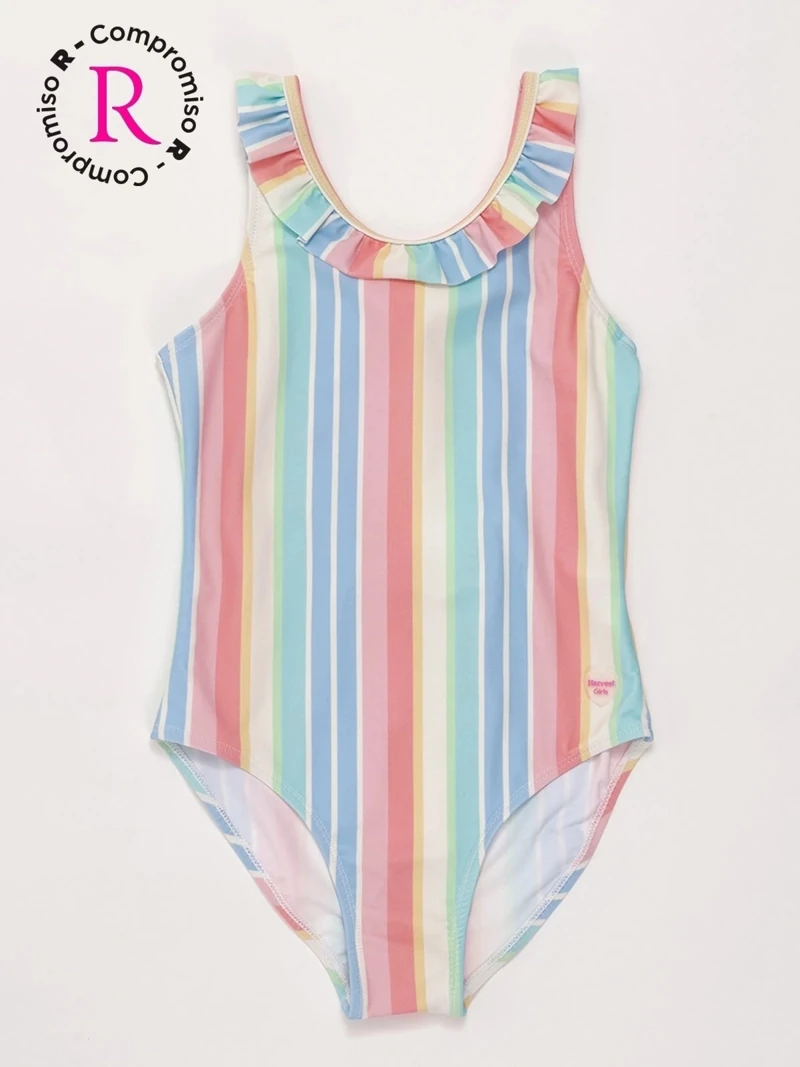 ROPA DE BAÑO NIÑA HARVEST BÁSICO - 1