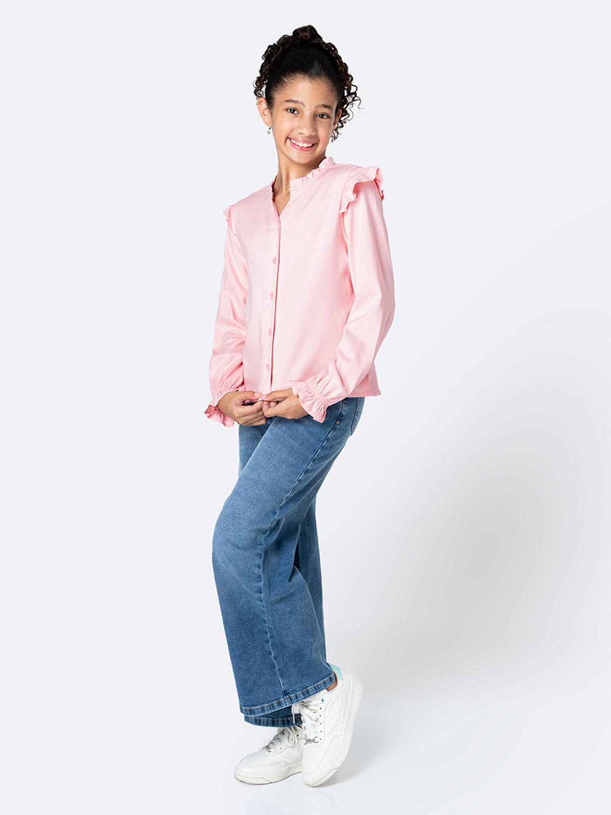 BLUSA MANGA LARGA NIÑA PIONIER JEZZIAH - 4