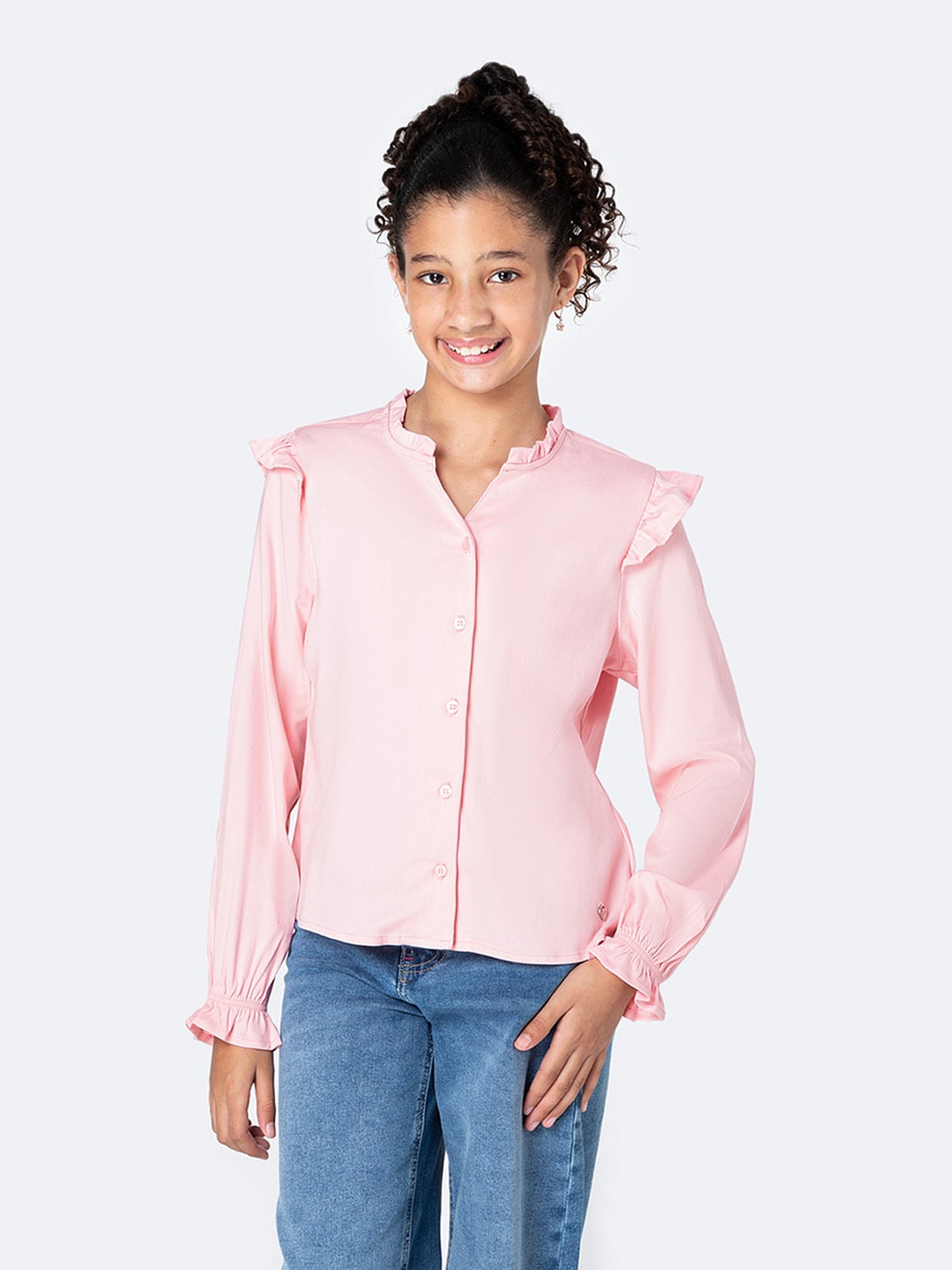 BLUSA MANGA LARGA NIÑA PIONIER JEZZIAH - 1