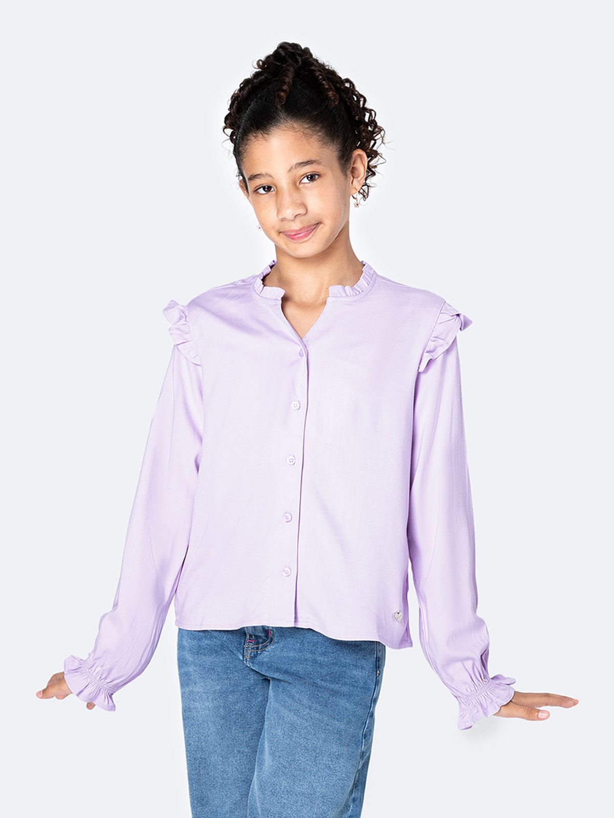 BLUSA MANGA LARGA NIÑA PIONIER JEZZIAH - 1